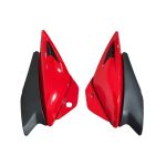 Tapa Lateral Pulsar 135 Rojo Negro