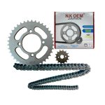 Kit Arrastre Plateado Akt-125 Sl/nkd-125 13t/38t + 428hx120l