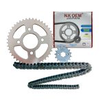Kit Arrastre Plateado Cb-150 Invicta/cbf-150 15t/43t + 428hx132l