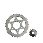Kit Piñon Del/tras Pulsar-180 6h/bm-100 14t/45t For 428